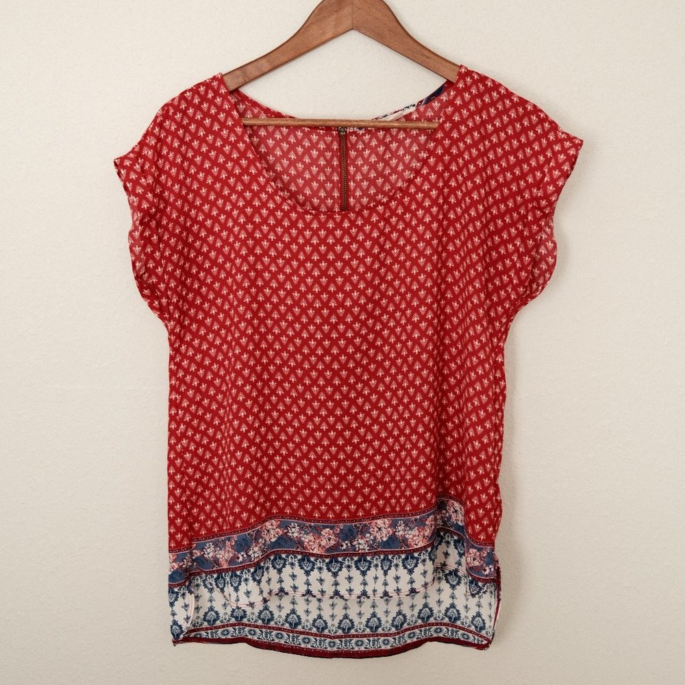 Red Blouse from Pink Rose